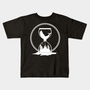 Dolphin melting in an hourglass Kids T-Shirt